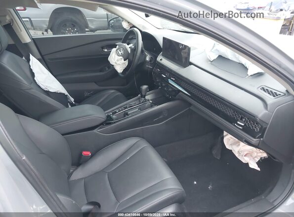 1HGCY2F66SA037632 2025 HONDA ACCORD HYBRID Серый Вид салона спереди