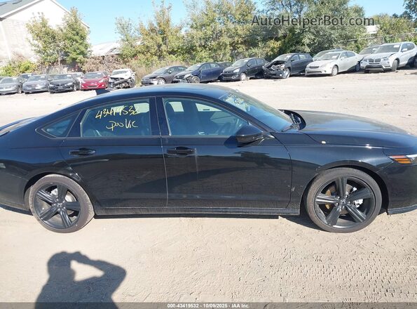 1HGCY2F72SA056509 2025 HONDA ACCORD HYBRID Черный Вид задней части салона