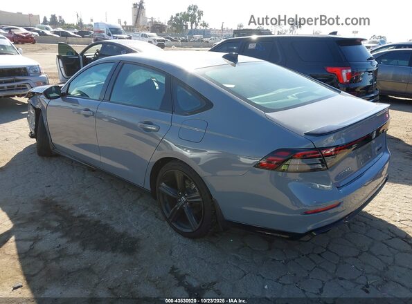 1HGCY2F74PA046541 2023 HONDA ACCORD HYBRID Серый Задняя левая четверть