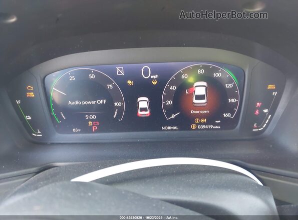 1HGCY2F74PA046541 2023 HONDA ACCORD HYBRID Серый Вид задних сидений