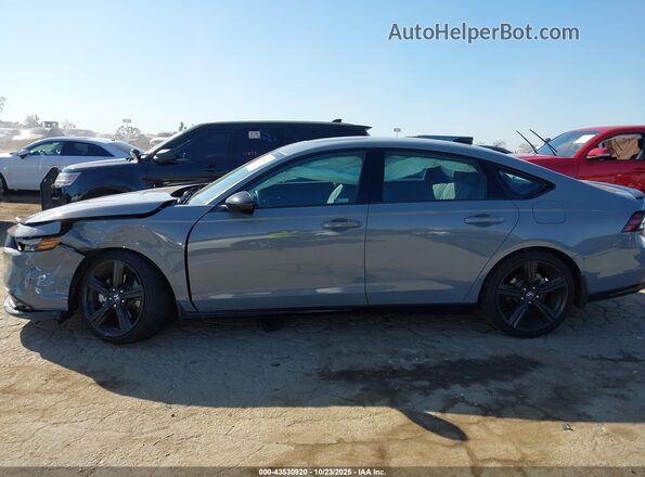 1HGCY2F74PA046541 2023 HONDA ACCORD HYBRID Серый Панорамный вид салона 360°