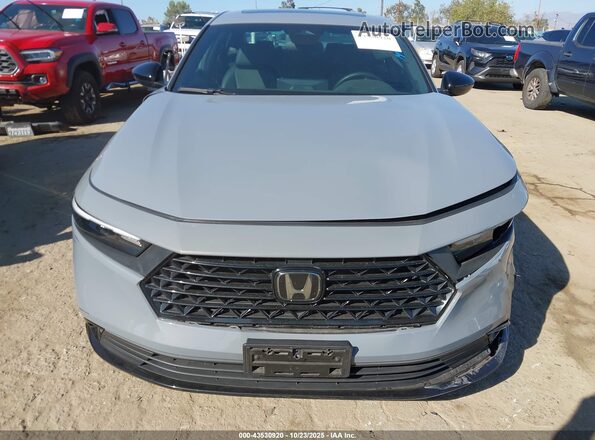 1HGCY2F74PA046541 2023 HONDA ACCORD HYBRID Серый Вид щитка приборов