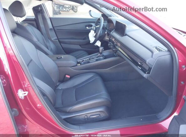 1HGCY2F74SA025701 2025 HONDA ACCORD HYBRID Красный Вид салона спереди