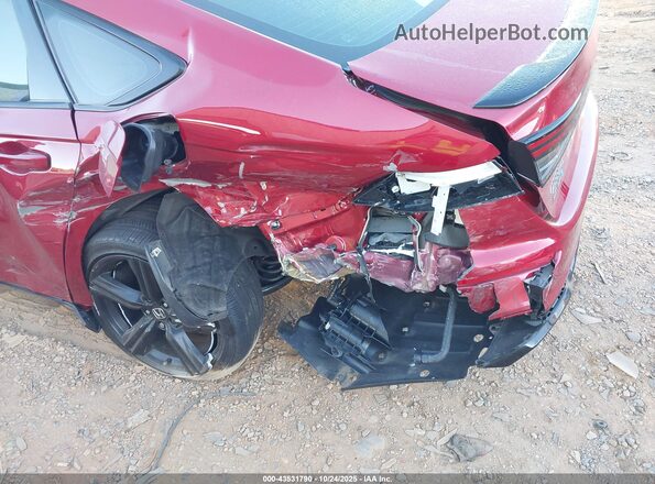 1HGCY2F74SA025701 2025 HONDA ACCORD HYBRID Красный Вид спереди