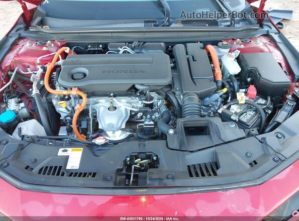 1HGCY2F74SA025701 2025 HONDA ACCORD HYBRID Красный Вид сзади