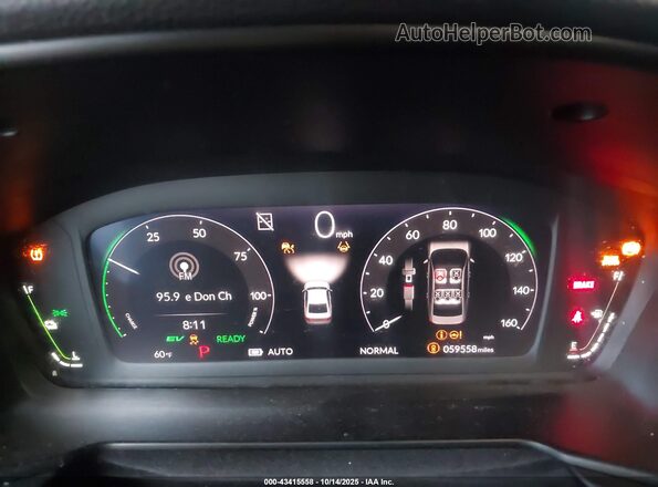 1HGCY2F7XPA058161 2023 HONDA ACCORD HYBRID Синий Вид задних сидений