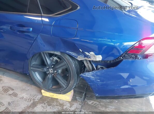 1HGCY2F7XPA058161 2023 HONDA ACCORD HYBRID Синий Вид спереди