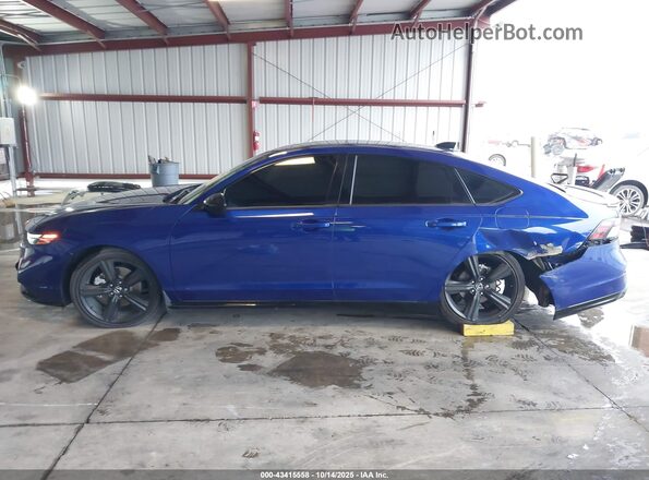 1HGCY2F7XPA058161 2023 HONDA ACCORD HYBRID Синий Панорамный вид салона 360°