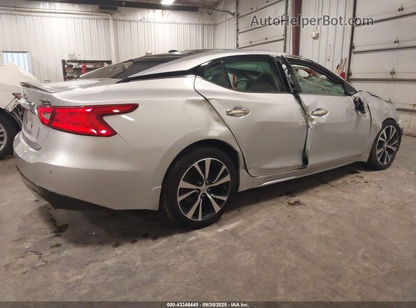 1N4AA6AP2JC395479 2018 NISSAN MAXIMA Silver უკანა მარჯვენა