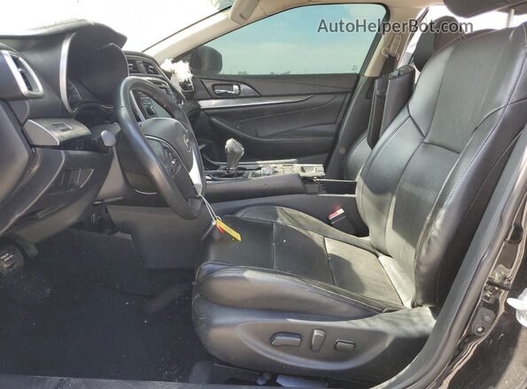 1N4AA6AV9KC378260 2019 NISSAN MAXIMA Черный Вид салона спереди