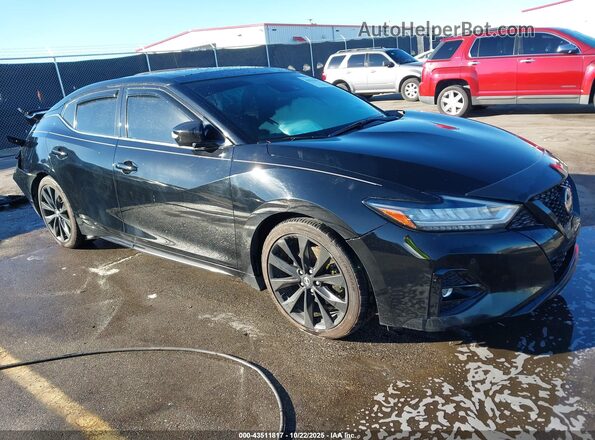1N4AA6EV5MC512016 2021 NISSAN MAXIMA SR Черный Передняя правая четверть