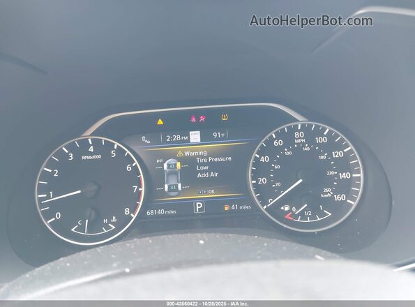 1N4AA6FV3PC503012 2023 NISSAN MAXIMA PLATINUM Белый Вид задних сидений
