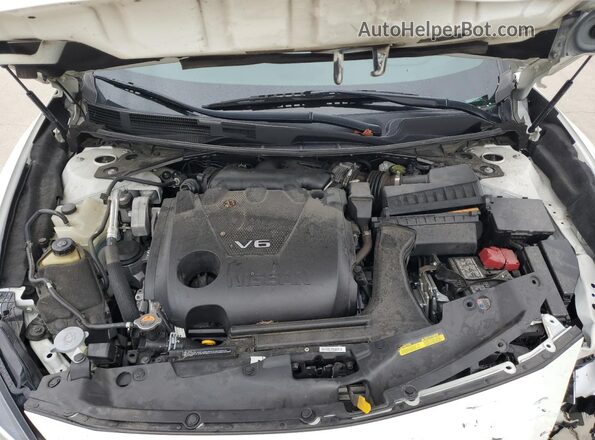 1N4AA6FV6LC382258 2020 NISSAN MAXIMA PLATINUM Белый Вид задней части салона