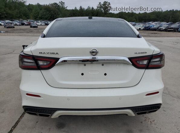 1N4AA6FV6LC382258 2020 NISSAN MAXIMA PLATINUM Белый Вид сзади