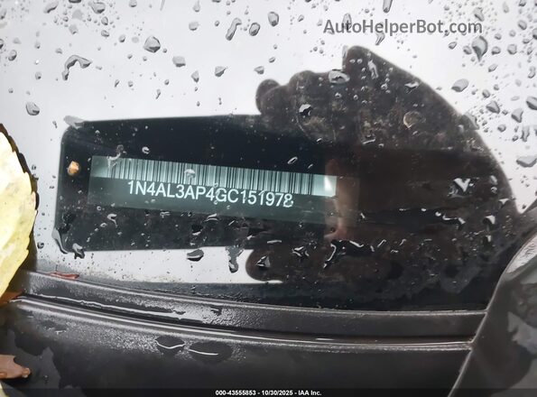 1N4AL3AP4GC151978 2016 NISSAN ALTIMA Черный Вид щитка приборов