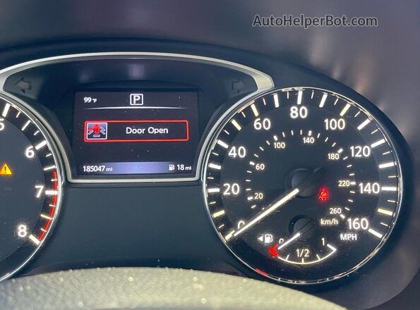 1N4AL3AP5GC135322 2016 NISSAN ALTIMA Red Instrument cluster view