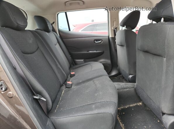1N4AZ0CP2GC301516 2016 NISSAN LEAF Коричневый Вид задних сидений
