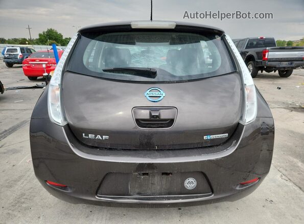 1N4AZ0CP2GC301516 2016 NISSAN LEAF Коричневый Вид сзади
