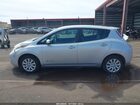 2016 Nissan Leaf S Silver vin: 1N4AZ0CP2GC309504