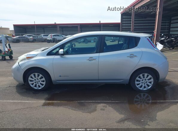 1N4AZ0CP2GC309504 2016 NISSAN LEAF Silver Widok wnętrza 360 stopni