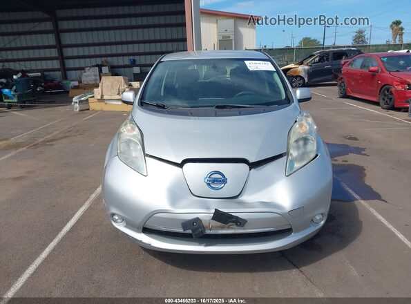 1N4AZ0CP2GC309504 2016 NISSAN LEAF Silver Widok zestawu wskaźników