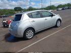 2016 Nissan Leaf S Silver vin: 1N4AZ0CP2GC309504