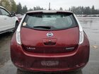 2016 Nissan Leaf S Красный vin: 1N4AZ0CP6GC306427