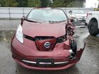 2016 Nissan Leaf S Красный vin: 1N4AZ0CP6GC306427