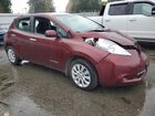 2016 Nissan Leaf S Красный vin: 1N4AZ0CP6GC306427