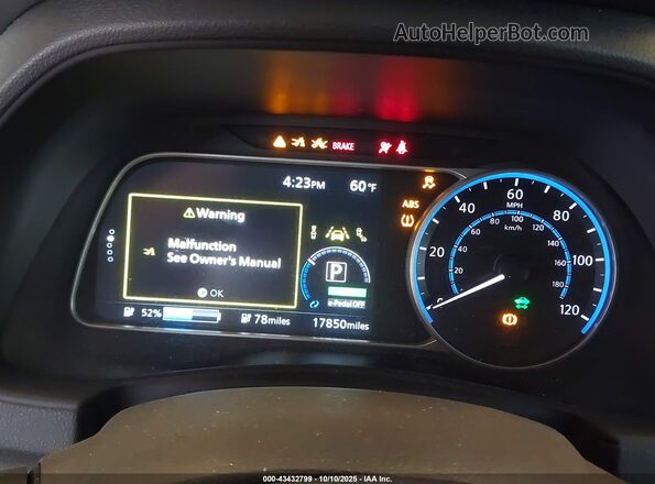 1N4AZ1BV2PC563302 2023 NISSAN LEAF Серый Вид задних сидений