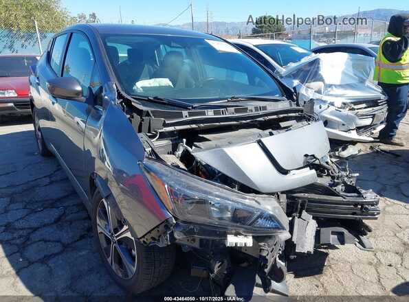 1N4AZ1CP1LC307372 2020 NISSAN LEAF Серый Передняя правая четверть