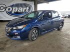 2018 Nissan Leaf S Blue vin: 1N4AZ1CP4JC314538