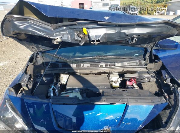1N4AZ1CPXJC303365 2018 NISSAN LEAF Blue Vista trasera