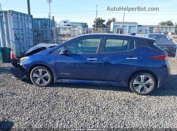1N4AZ1CPXJC303365 2018 NISSAN LEAF Blue Vista interior de 360 grados