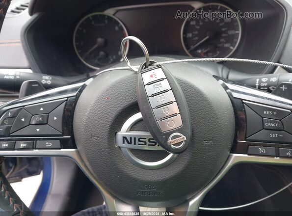 1N4BL4CV2MN313922 2021 NISSAN ALTIMA Blue Widok deski rozdzielczej