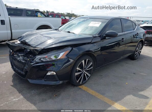 1N4BL4CV9MN415086 2021 NISSAN ALTIMA Black Առջևի ձախ երեք քառորդ տեսարան