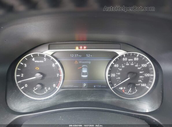 1N4BL4DV4LC228475 2020 NISSAN ALTIMA Черный Вид задних сидений
