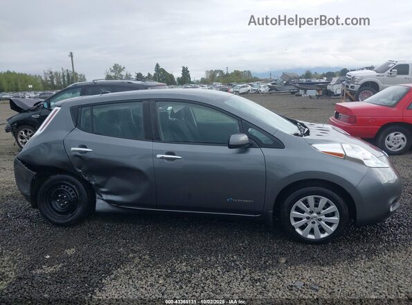 1N4BZ0CP0HC303755 2017 NISSAN LEAF Серебряный Вид щитка приборов