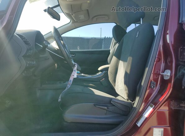 1N4BZ0CP2GC305957 2016 NISSAN LEAF Burgundy Widok wnętrza z przodu
