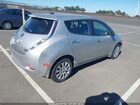 2017 Nissan Leaf S Серебряный vin: 1N4BZ0CP3HC302888