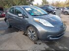 2017 Nissan Leaf Sv Gray vin: 1N4BZ0CPXHC305884