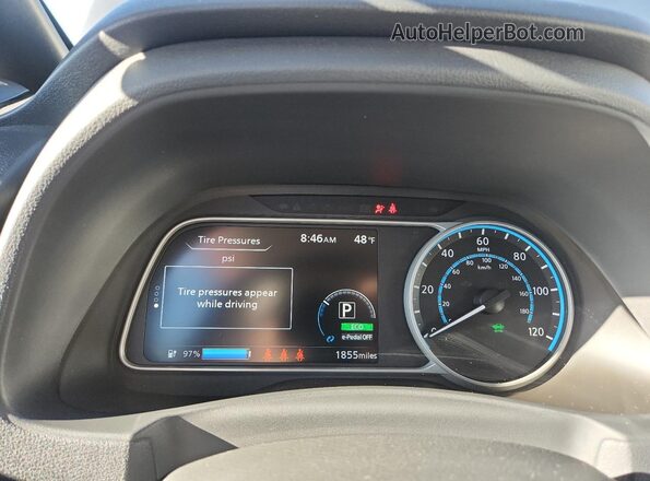 1N4CZ1CV5SC567022 2025 NISSAN LEAF Серый Вид щитка приборов