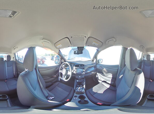 1N4CZ1CV5SC567022 2025 NISSAN LEAF Серый Панорамный вид салона 360°