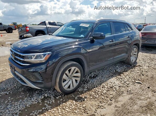 1V25E2CA4LC226809 2020 VOLKSWAGEN ATLAS Черный Передняя левая четверть