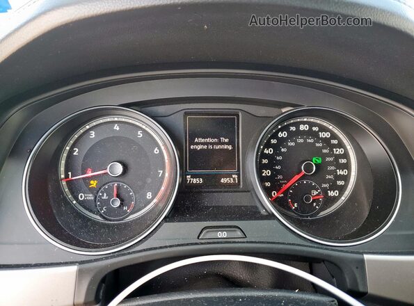 1V25E2CA4LC226809 2020 VOLKSWAGEN ATLAS Черный Вид щитка приборов