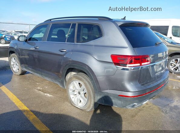 1V2GP2CA2MC600483 2021 VOLKSWAGEN ATLAS Серый Задняя левая четверть