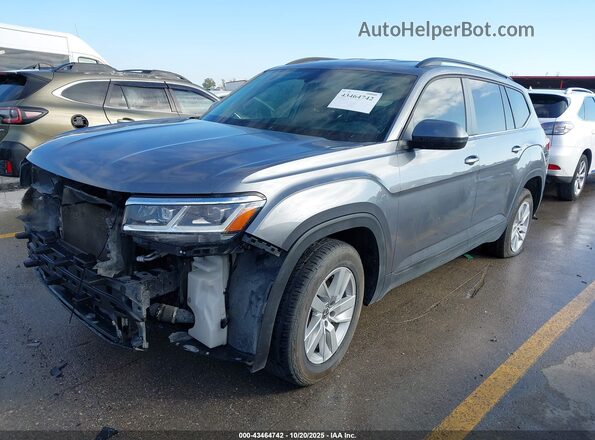 1V2GP2CA2MC600483 2021 VOLKSWAGEN ATLAS Серый Передняя левая четверть