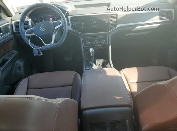 1V2HR2CA4PC522906 2023 VOLKSWAGEN ATLAS White წინა პანელის ხედი