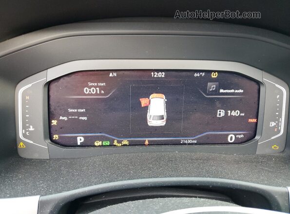 1V2JR2CA6PC517000 2023 VOLKSWAGEN ATLAS Gray Вид щитка приладів