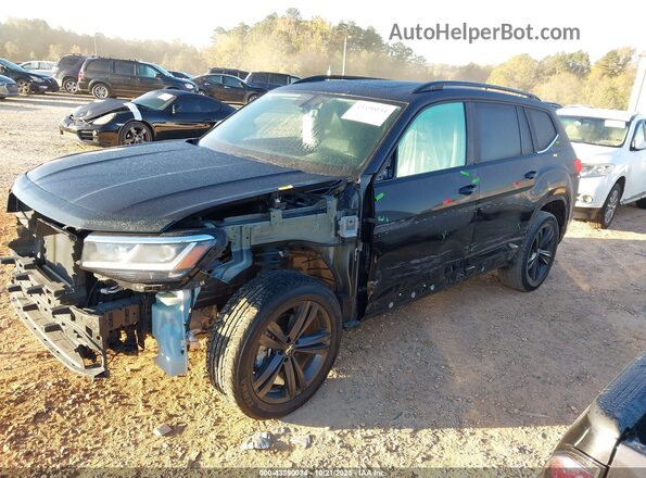 1V2PR2CA3MC546380 2021 VOLKSWAGEN ATLAS Черный Передняя левая четверть